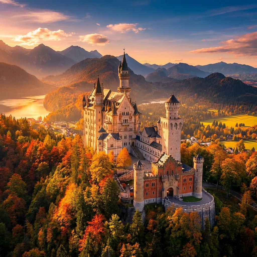 Romantic Road scenic view