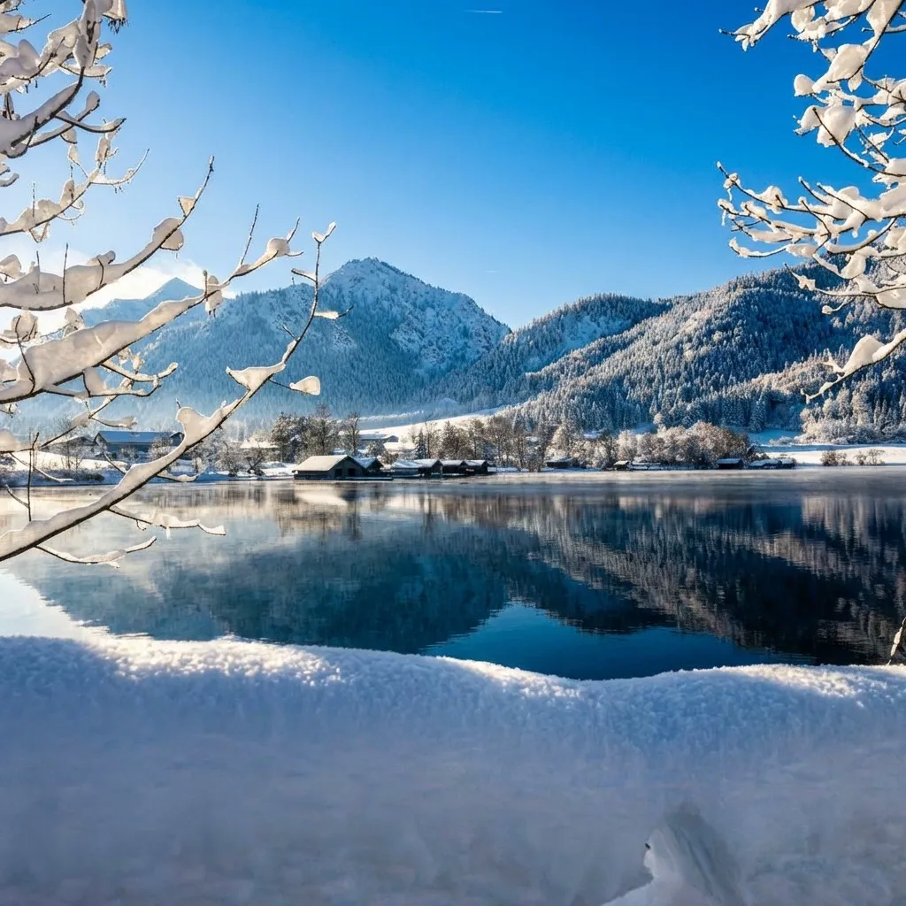 Tegernsee lake view